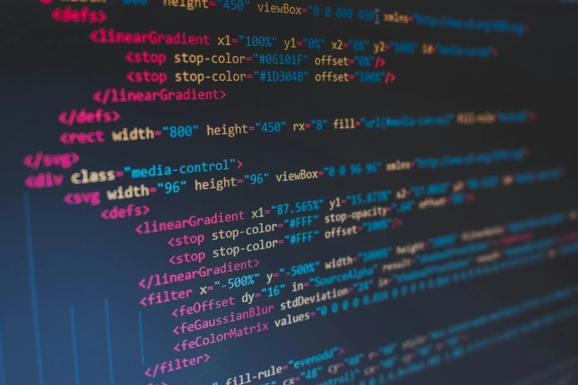 Build phase — code editor showing real implementation